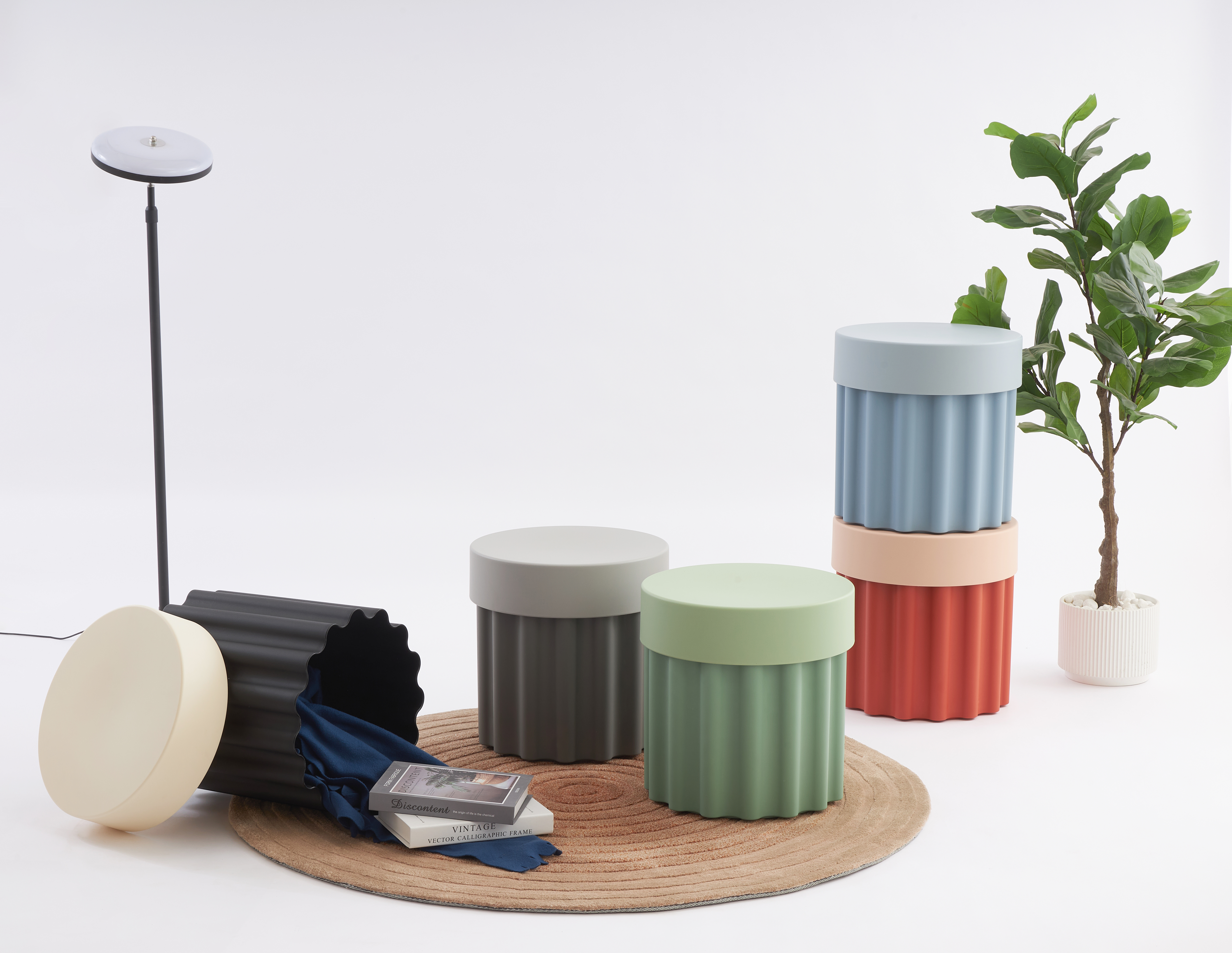 שרפרף /תא אחסון מעוצב דגם U829